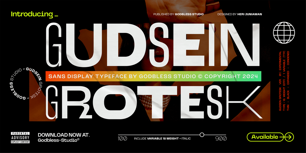 Gudsein Grotesk font