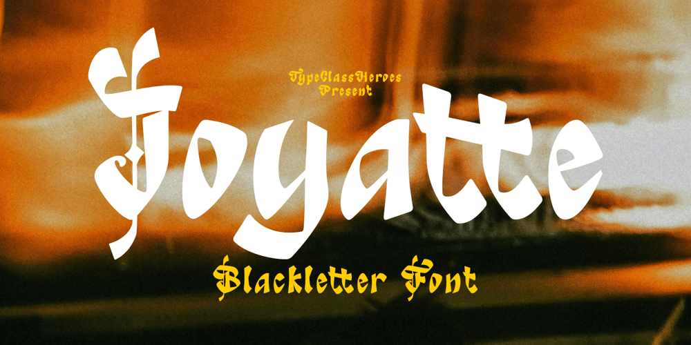 Joyatte font