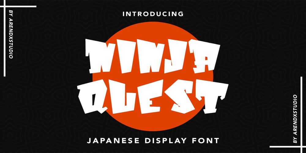 Ninja Quest font