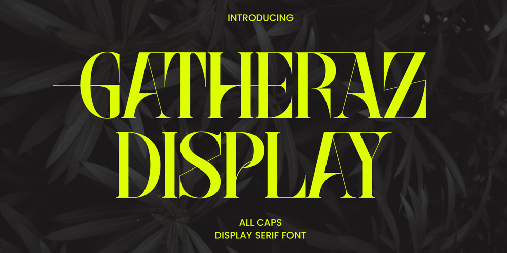 Gatheraz font