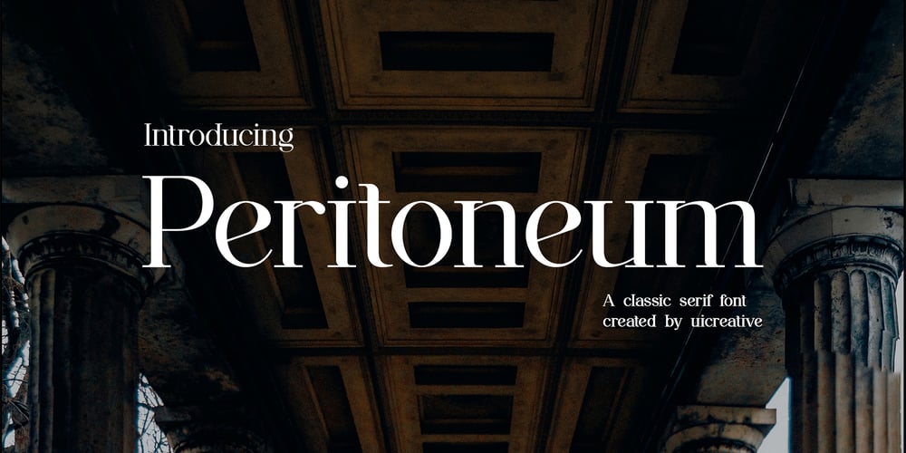 Pertoneum font