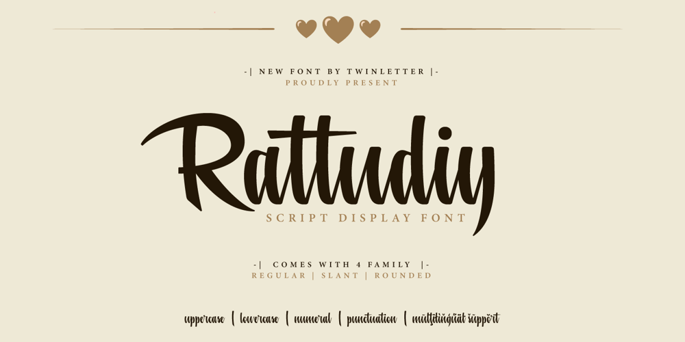 Rattudiy font