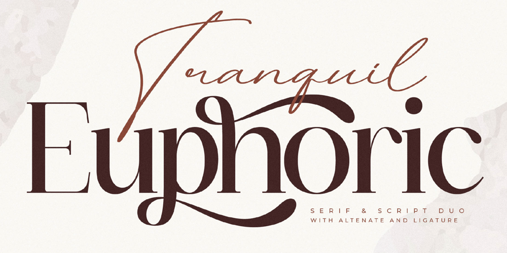 Tranquil Euphoric Script font