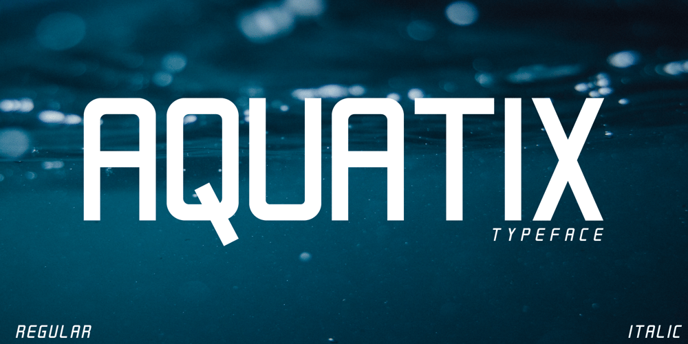 Aquatix font