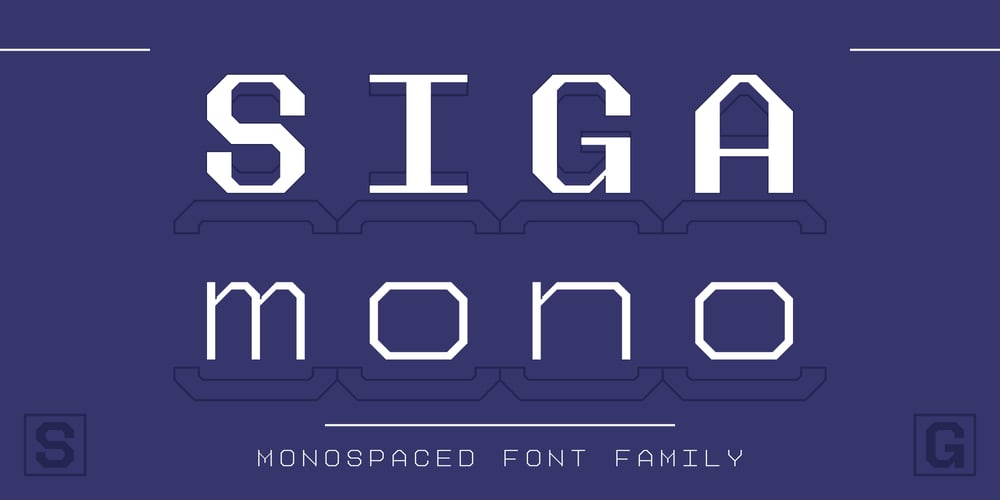 Siga Mono font