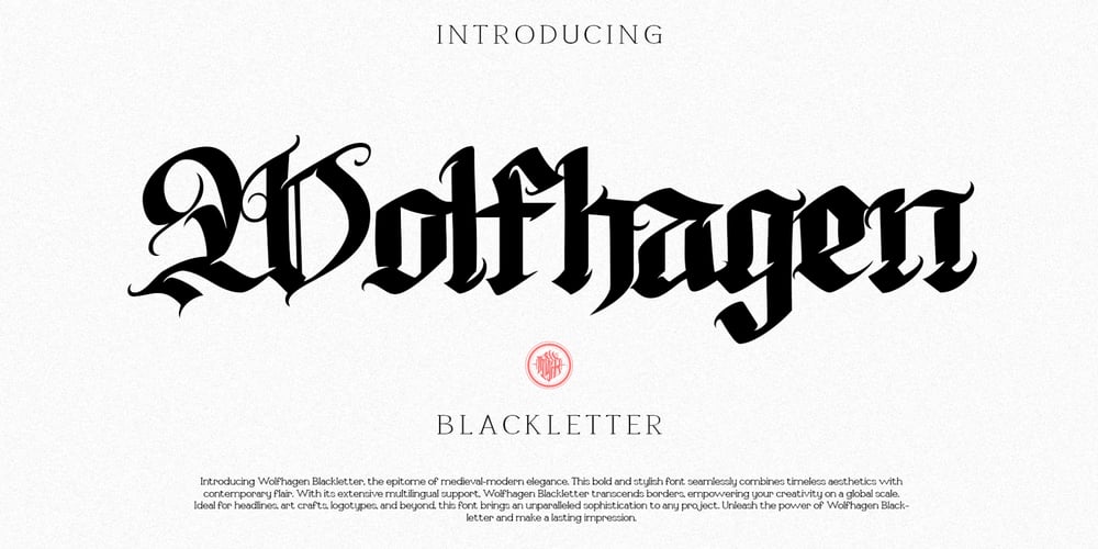 Wolfhagen Blackletter font