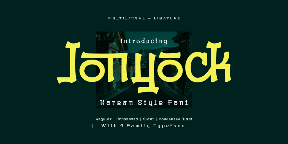 Jonyock font