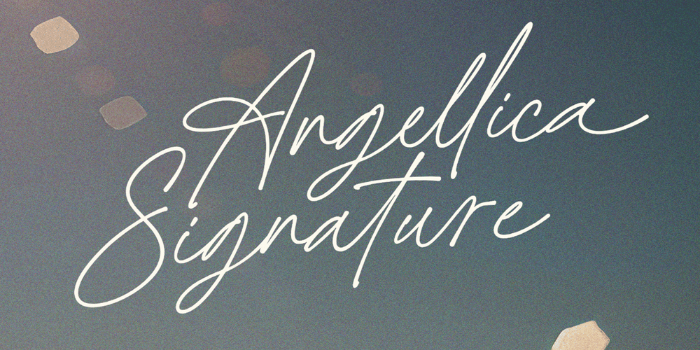 Angellica Signature font
