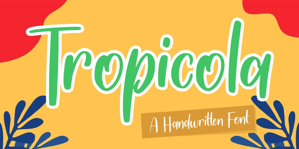 Tropicola font