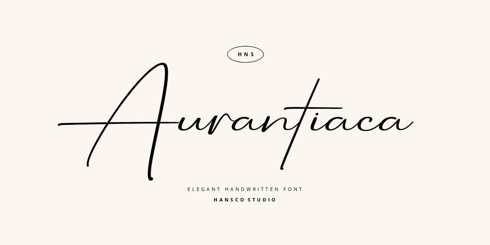 Aurantiaca font