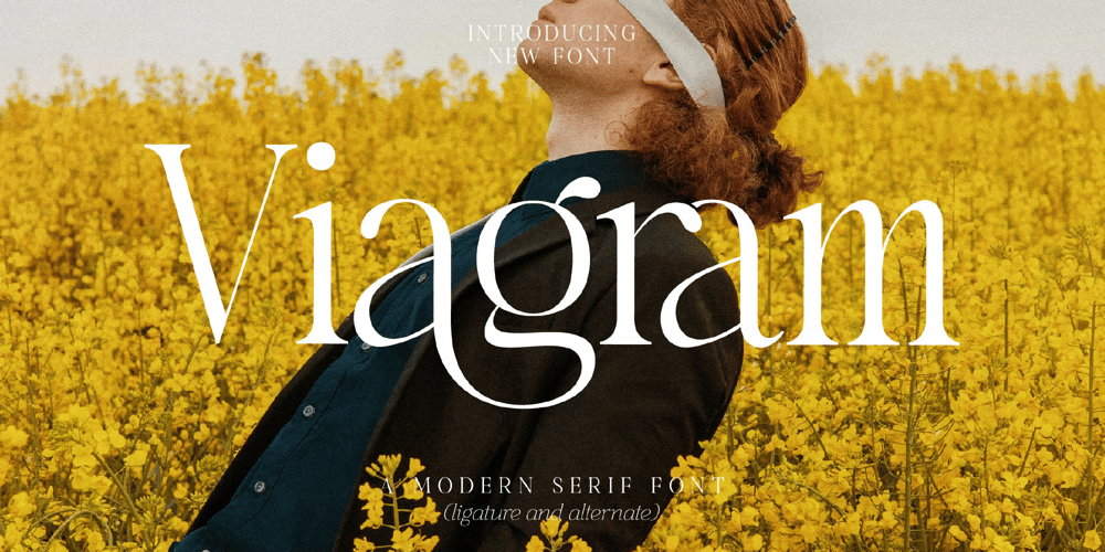 Viagram font