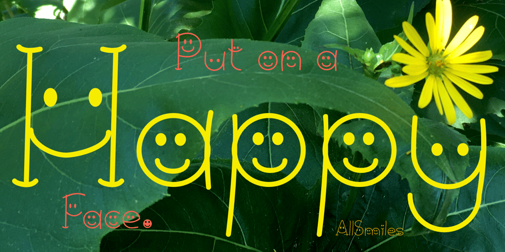 All Smiles font