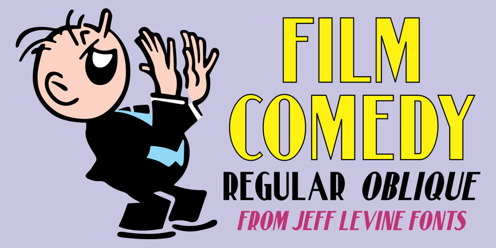 Film Comedy JNL font