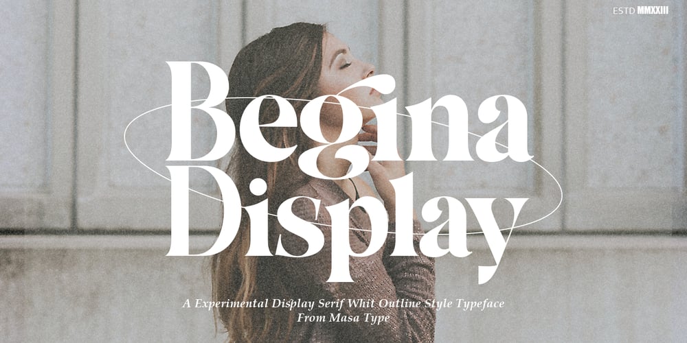 Begina Display font