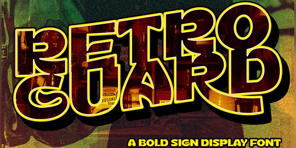 Retroguard font