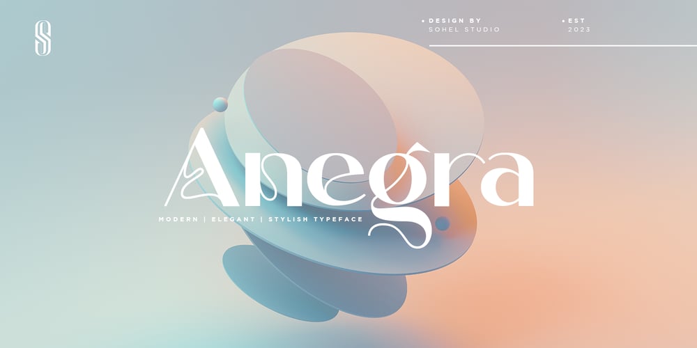 Anegra font