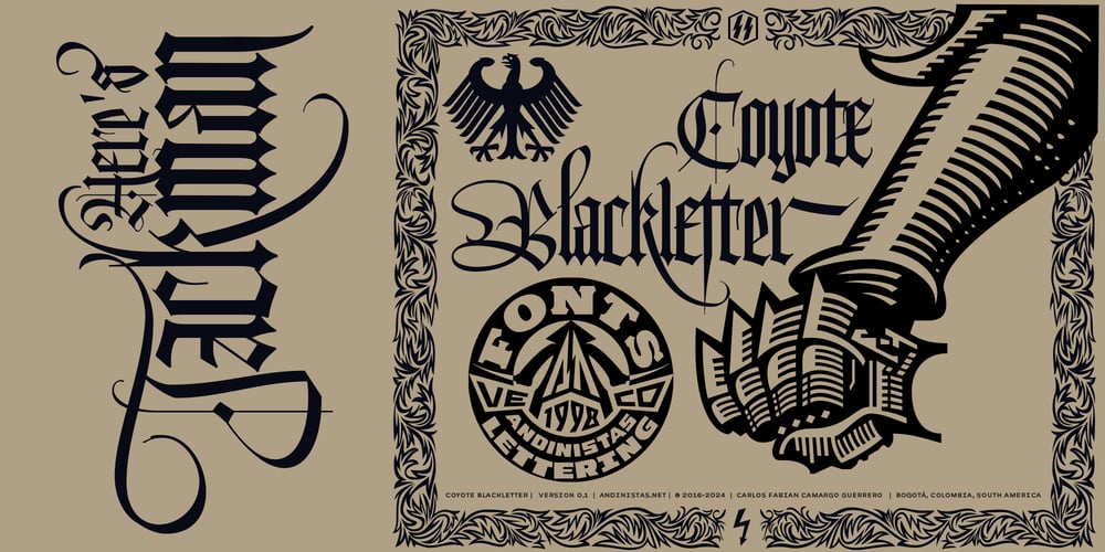 Coyote Blackletter font