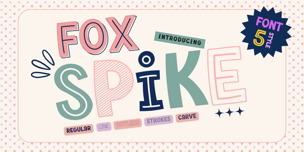 Fox Spike font