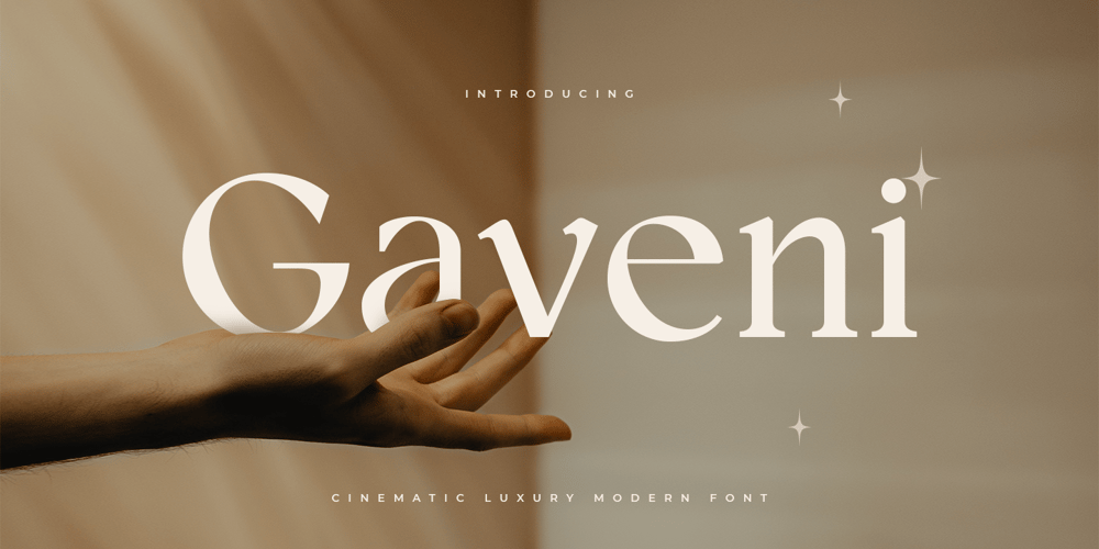 Gaveni font