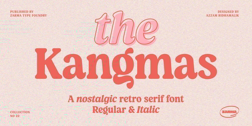 Kangmas font