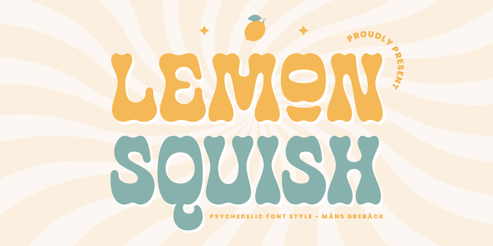 Lemon Squish font
