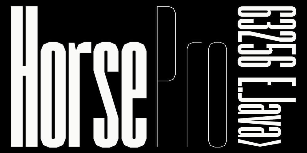 Horse Pro font