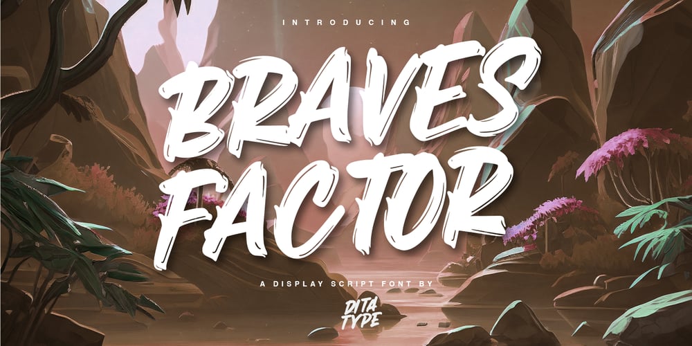 Braves Factor font