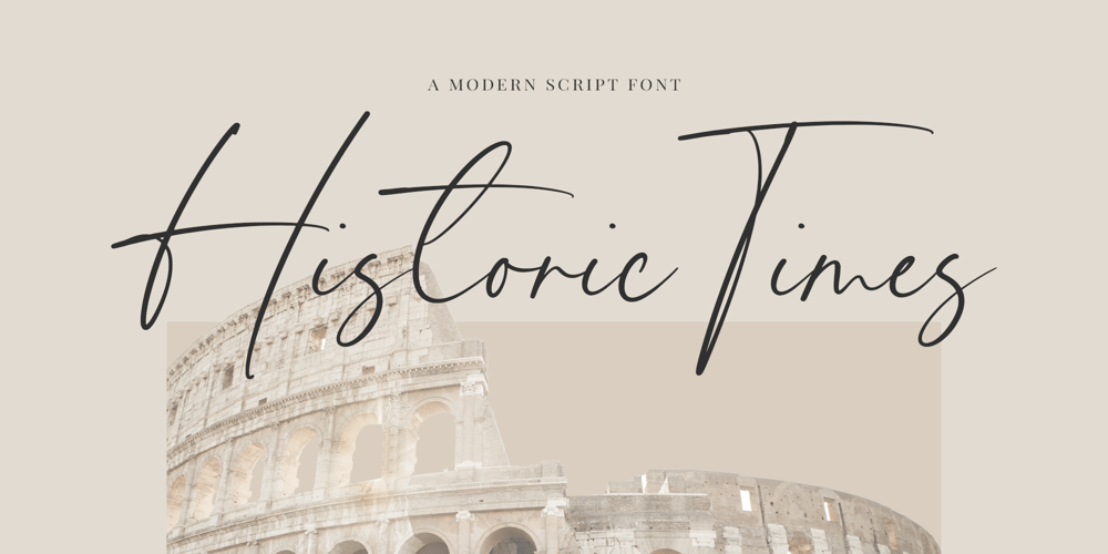 Historic Times font