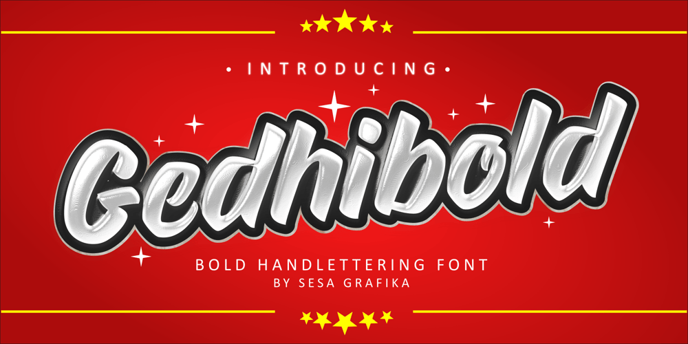 Gedhibold font