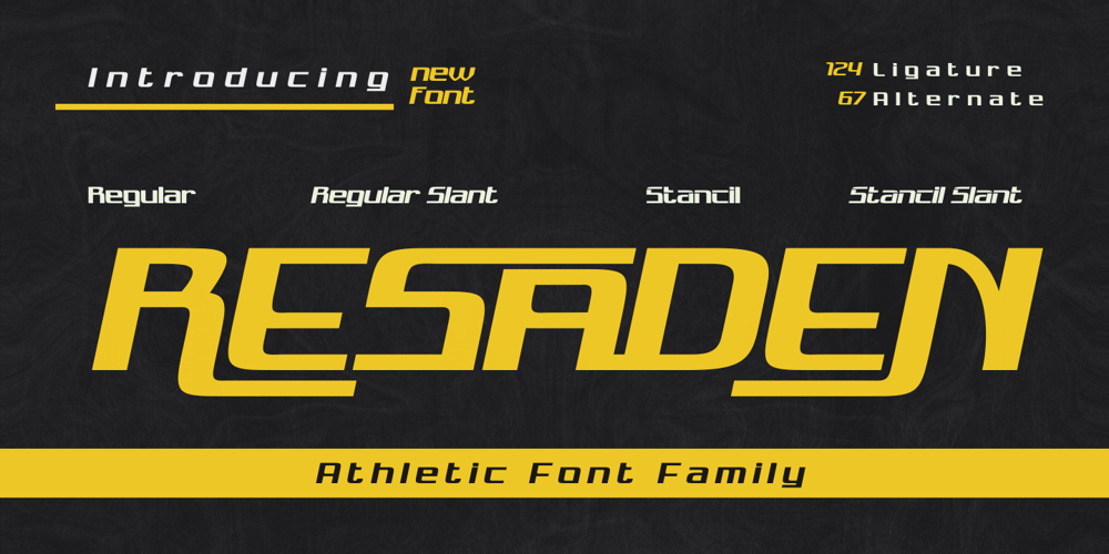 Resaden font