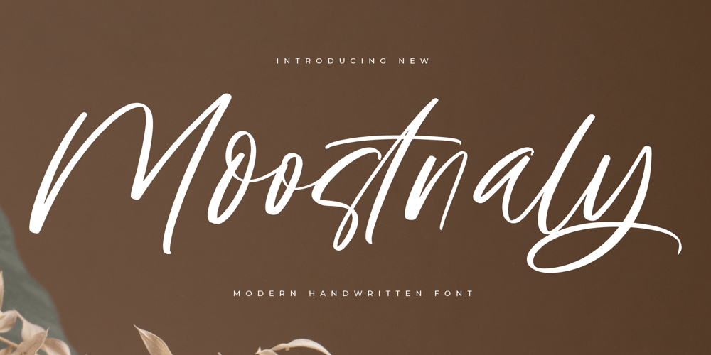 Moostnaly font