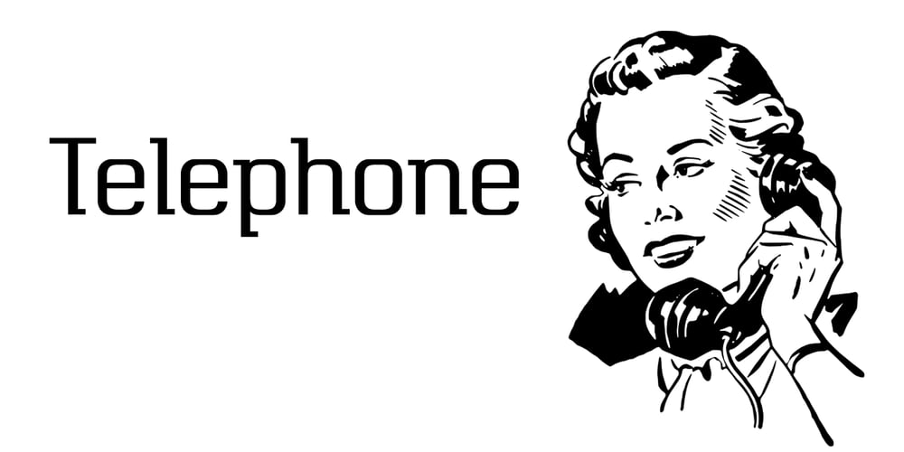 Telephone font