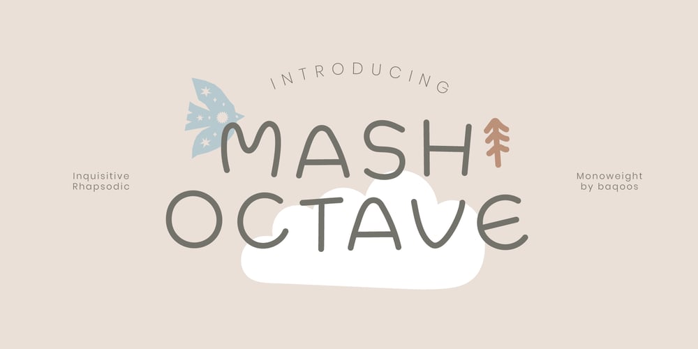 Mash Octave font