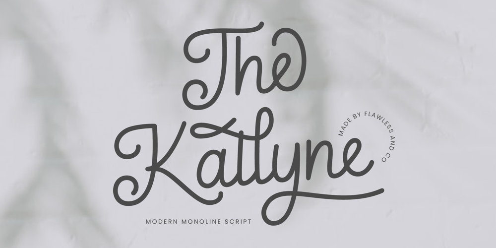 The Kallyne font