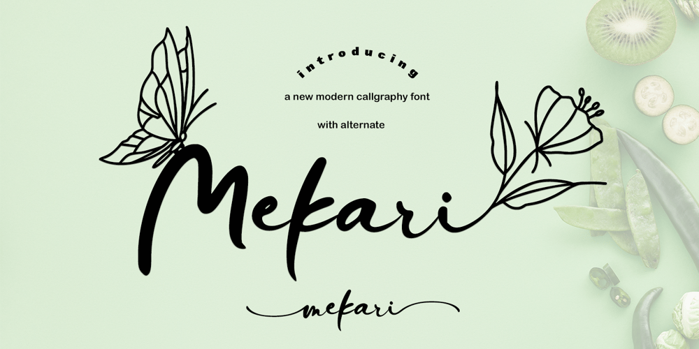Mekari font