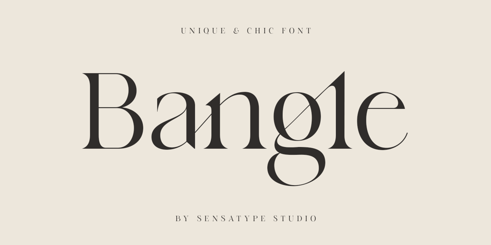 Bangle font