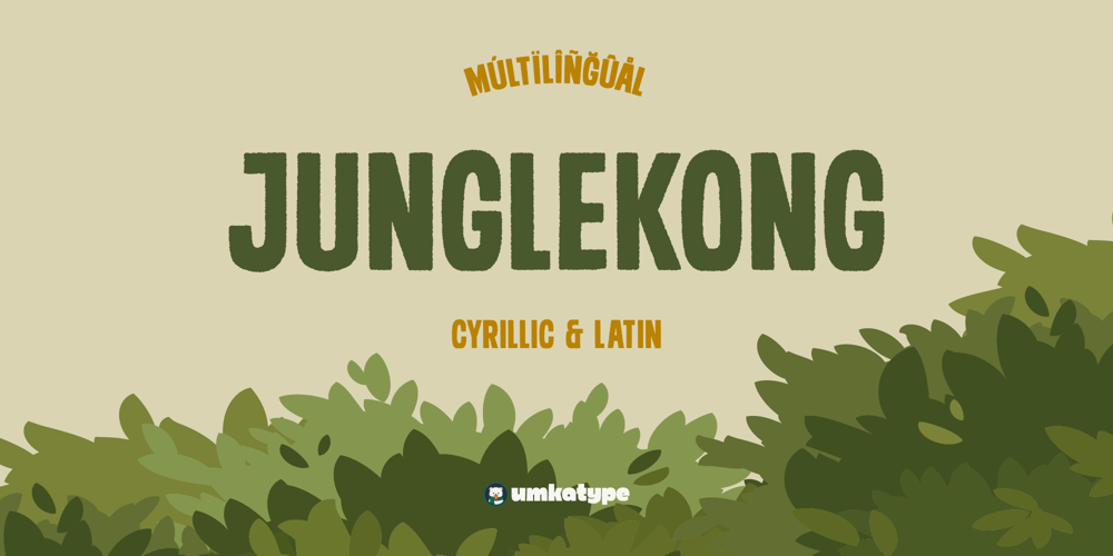 Junglekong font