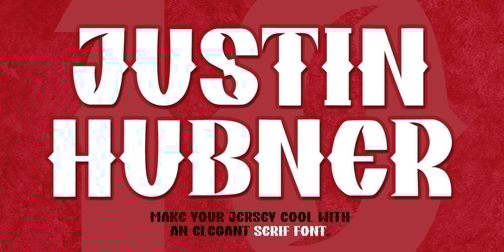 Justin Hubner font