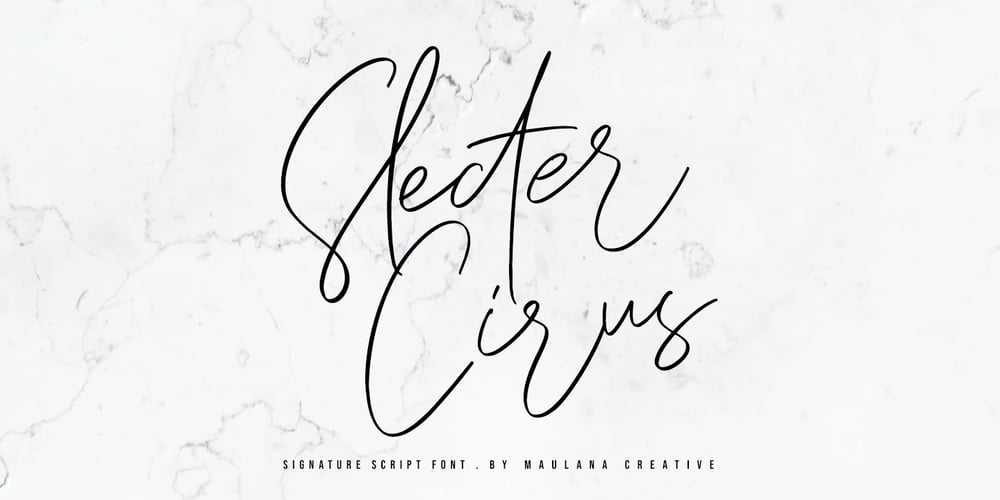 MC Slecter Cirus font