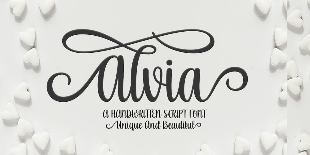 Alvia font