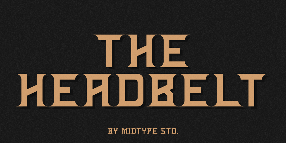 Headbelt font