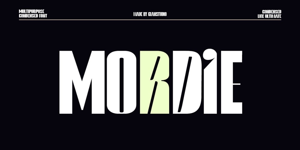 Mordie font