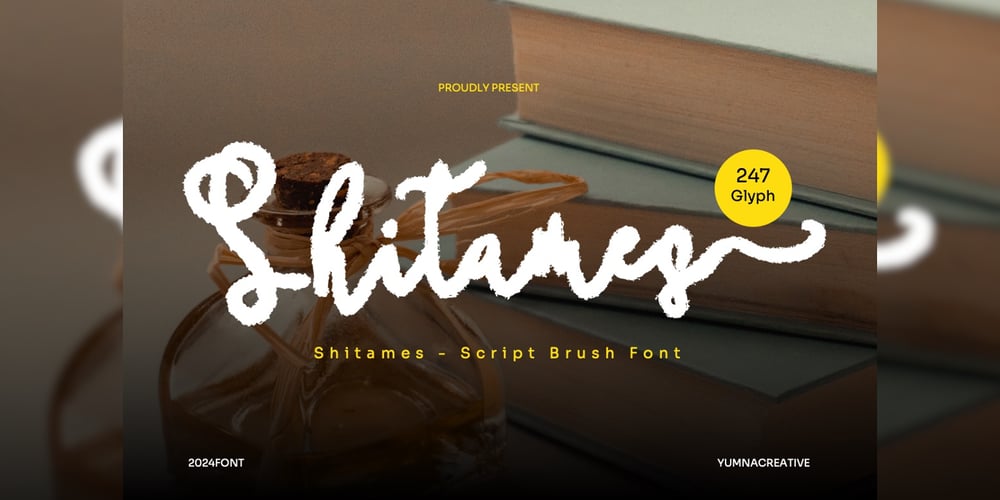 Shitames font