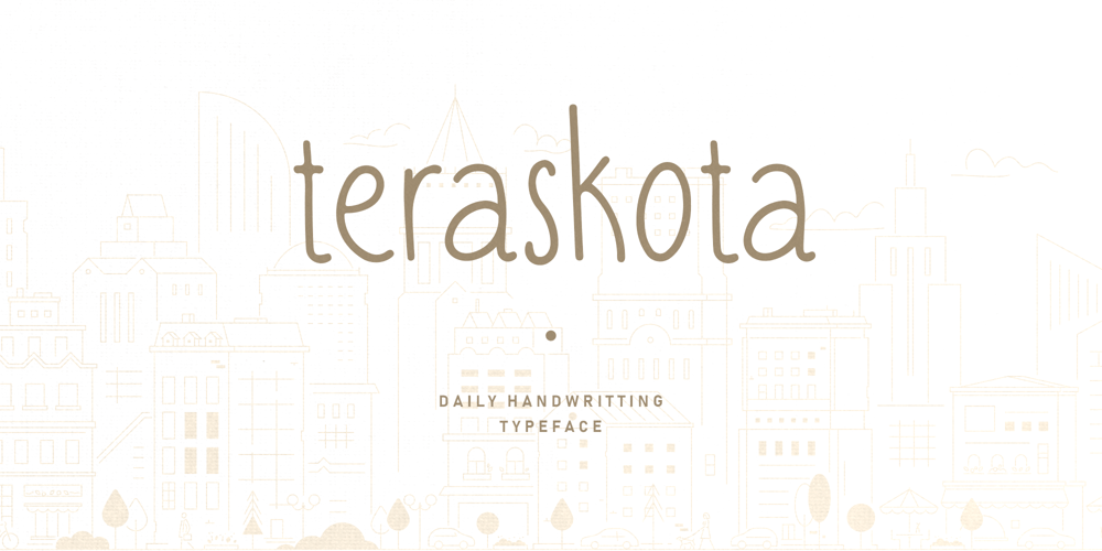 Teraskota font
