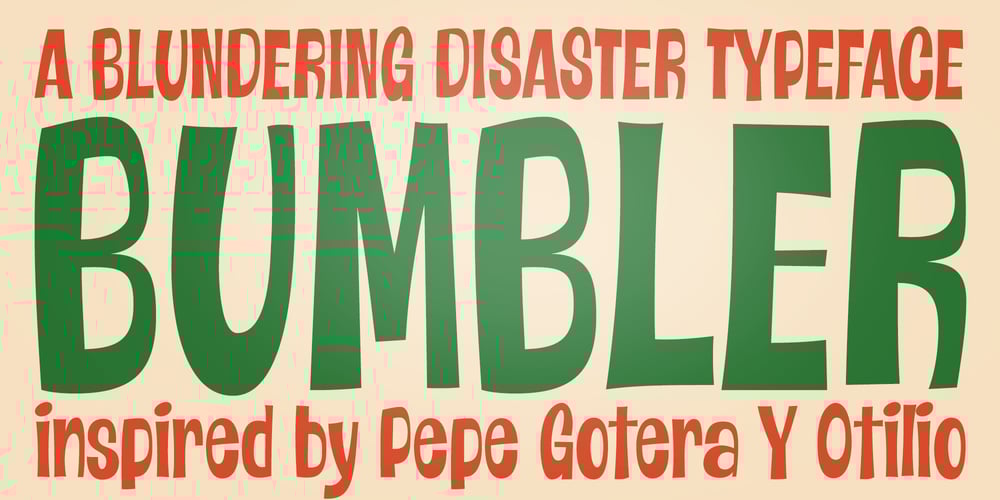 Bumbler PB font