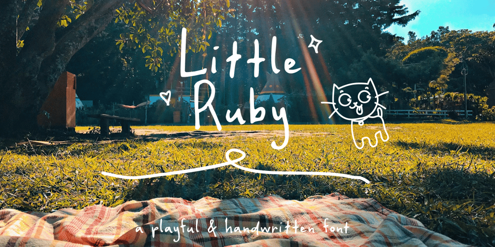 Little Ruby font