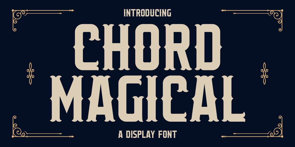 Chord Magical font