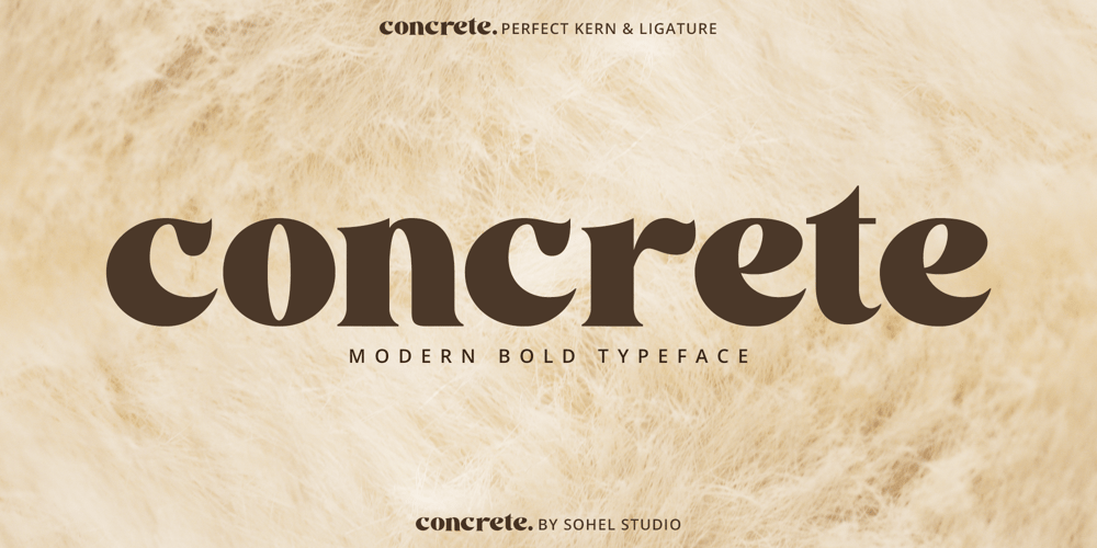 Concrete Thick font