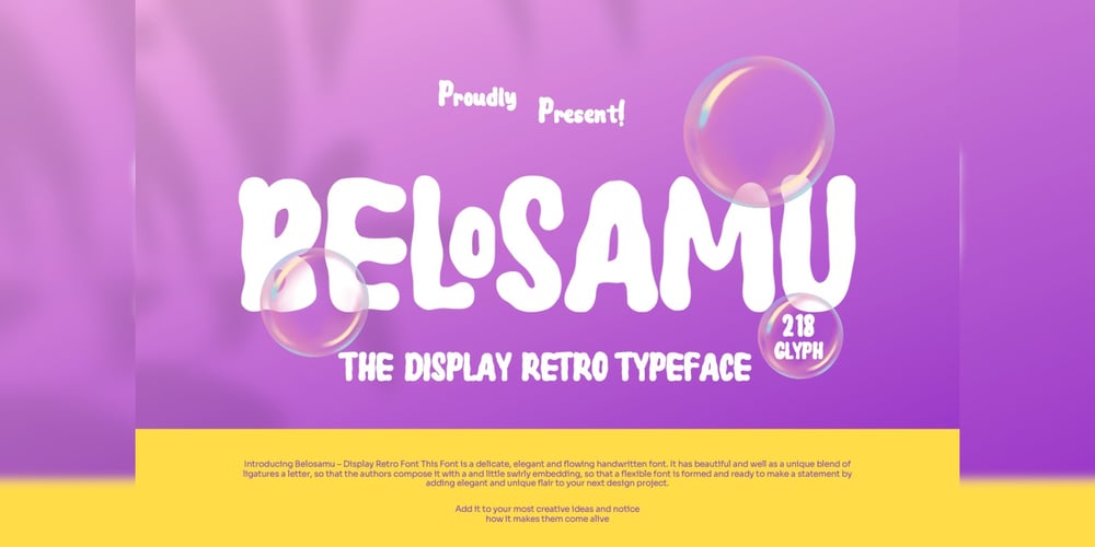 Belosamu font