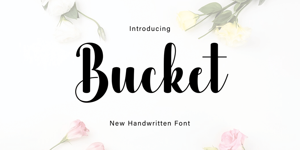 Bucket font